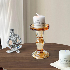 Décorations Romantique Aux Chandelles Dîner Bougeoirs Art Créatif Bougies <span class=keywords><strong>En</strong></span> Verre Transparent Bocaux Ornement Vintage - Product Image 4