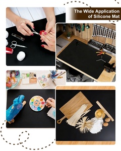 Black Food Grade Silicone Sheet 12"x12" 0.079" Thick High-Temperature Resistant Mat DIY Gaskets Sealing Cushion Microwave - Product Image 5