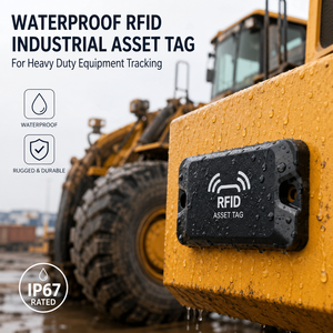 Waterproof RFID Industrial Asset Tag with Logo Printing for Heavy Duty Equipment Tracking - Product Image 1