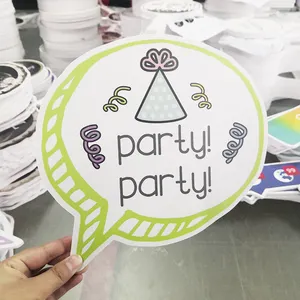 Adereços de exibição uv, lembrancinha de festa de aniversário, placa de espuma de pvc, adereço para festa