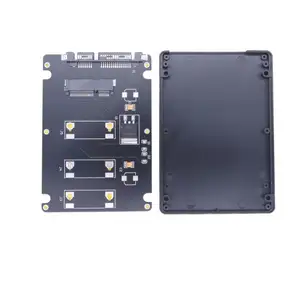 Resistência a altas temperaturas 7mm mSATA a SATA3 2.5 'SSD Adapter Plastic Case