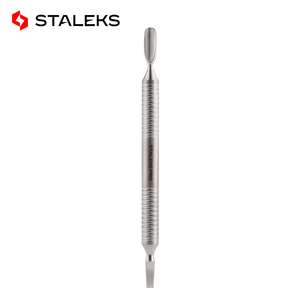 Soins des ongles en acier inoxydable, acier inoxydable, double extrémité, double effet pour éliminer la saleté et les impuretés dans les coutures des ongles - Product Image 1
