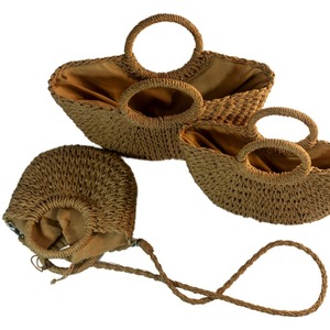 <span class=keywords><strong>Borsa</strong></span> Casual <span class=keywords><strong>a</strong></span> forma di <span class=keywords><strong>luna</strong></span> della foresta con fodera in poliestere stile alla moda <span class=keywords><strong>borsa</strong></span> in tinta unita intrecciata <span class=keywords><strong>a</strong></span> mano semplice all'ingrosso - Product Image 3