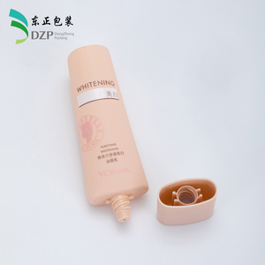 Tube souple cosmétique vide en PE, 30-80 ml, avec bouchon ovale beige de 30 mm, pour emballage compressible, purifiant, blanchissant, soin de la peau, nettoyant <span class=keywords><strong>visage</strong></span> - Product Image 1