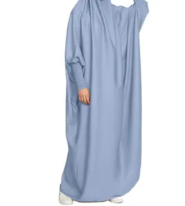 Robe longue à capuche pour femmes musulmanes, Hijab, vêtement de prière, Jilbab Abaya, robe de Ramadan, Abaya dubaï, 2022