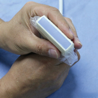 Housse de protection stérile jetable transparente pour sonde d'échographie, membrane d'isolation pour transducteur d'échographie B