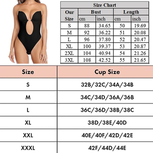 Donne Fajas Colombianas reggiseni invisibili senza schienale senza cuciture perizoma profondo <span class=keywords><strong>V</strong></span> body a forma di U Shaper - Product Image 6