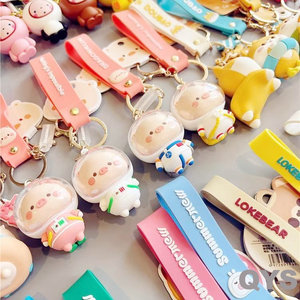 QYS <b>Custom</b> 3D Soft PVC Silicone Keychain Cartoon Anime <b>Key</b> <b>Ring</b> Promotional Gift Souvenir - Product Image 6