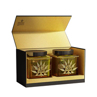 Boîte cadeau en papier d'emballage de luxe rigide personnalisée pour pot de miel
