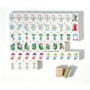 Stock US, Tuiles de Mahjong Américain Personnalisées à 4 Couches, Ensemble de Mahjong Américain avec 160 Tuiles, Mahjong de Luxe en Acrylique, OMM, pour le Jeu d'argent - Product Image 3