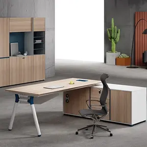 Liyu nội thất văn phòng hiện đại tùy chỉnh bàn làm việc điều hành Tủ 4 người kết hợp miễn phí bàn văn phòng thương mại