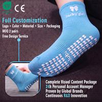 Chaussettes de yoga et de Pilates pour femmes BiLu, antidérapantes, pour studio de barre, fitness, douces, respirantes, antidérapantes, design personnalisé, étiquette privée, OEM