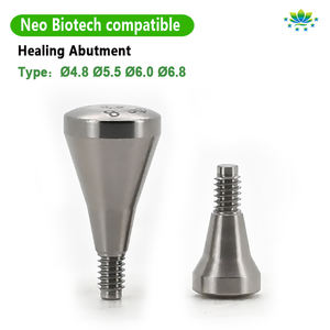 Neo Biotech <span class=keywords><strong>Titanium</strong></span> healrighing Abutment per la guarigione ottimale dei tessuti OEM ODM CAD/CAM grado 5 Blank in Stock 24H spedizione veloce - Product Image 5