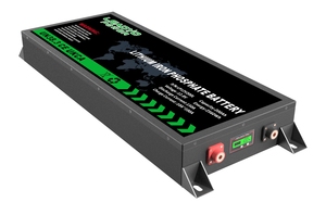 24V 태양 광 가로등 리튬 배터리 25.6V 50Ah 슬림 라인 LiFePO4 태양열 LED 가로등 배터리 팩 - Product Image 4