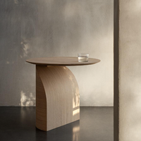 Table d'appoint en bois massif amovible au design moderne, table basse pour canapé, imperméable, salon et chambre à coucher