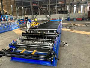 <span class=keywords><strong>เครื่อง</strong></span>ขึ้นรูปแผ่นเหล็กรูปสี่เหลี่ยมคางหมูเครื่องทำหลังคาโพลีคาร์บอเนตแบบกลวง<span class=keywords><strong>เครื่อง</strong></span>ขึ้นรูปเย็น IBR - Product Image 3