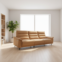 Foshan Möbel ODM/OEM Fabrik Maßgefertigte Moderne Sofagarnituren Luxuriöses Echtleder 3-2-1 Modulare Kombination Elektrisches Relaxsofa