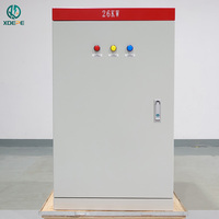 Armoire de distribution d'énergie triphasée protégée par un disjoncteur 250A pour projet électromécanique