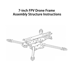 T300 7 Inch Carbon <strong>Fiber</strong> FPV Racing <strong>Drone</strong> Frame Mark V2 7mm Arm 3K Twill Weave Durable Lightweight Freestyle Kit HD Ready for - Product Image 5