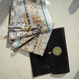 3 teile/satz muslimischer Gebets teppich Set mit elegantem Beutel 99 Perlen Perlen gebet Tasbih tragbare Gebets matte für Frauen Eid Hochzeits geschenke - Product Image 4