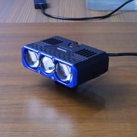 Feux antibrouillard universels 12V 220W pour voiture, phares LED à trois lentilles, projecteurs LED pour calandre de voiture