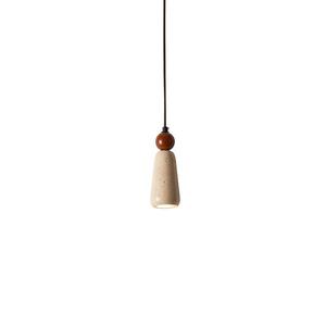 AIMDENG Yellow Travertine Pendant <b>Light</b> Wabi Sabi <b>Retro</b> Style for Living Room Dining Room - Product Image 5