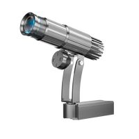 YoiJoys Mini 15W Laser Light Star Projecteur LED Veilleuse avec Rotation Intérieure Gobo Projection Lampe Track Type Logo Projection