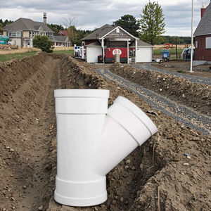 Raccords de tuyaux de drainage en T en <span class=keywords><strong>PVC</strong></span> <span class=keywords><strong>45</strong></span> degrés de diamètre égal réduisant 50 raccords de tuyauterie en T 75 110Y Type <span class=keywords><strong>raccord</strong></span> coudé en <span class=keywords><strong>Pvc</strong></span> en T - Product Image 2