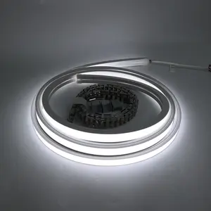 Luz de néon com 20mm * 14mm 12v 24v 6000k 2014 material co-extrudado plano macio e flexível de silicone LED néon variável