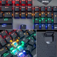 Clavier mécanique filaire ordinateur rvb rétro-éclairé mécanique rétro-éclairé jeu bureau PC filaire Mini clavier Mechan clavier