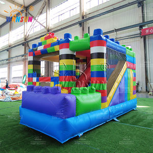 Château gonflable combiné WINSUN pour événements commerciaux et fêtes, ignifuge et imperméable en PVC, installation facile - Product Image 5