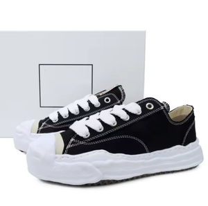 Baskets de créateur pour hommes et femmes, chaussures de sport à plateforme noires de luxe, Mmy HANK LOW TOP SNEAKERS - Product Image 6