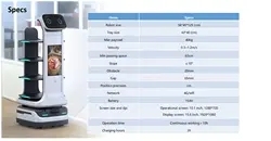 مركبة طعام كهربائية روبوت توصيل متنقل روبوت Humanoids ذكي ذكي - Product Image 5