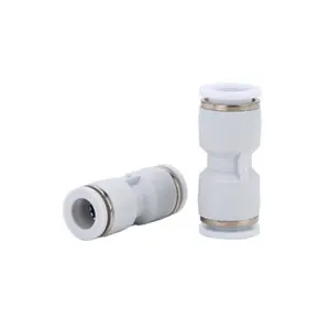 CHDLT PU-6 PU-8 Air Fitting Airtac Push 6mm 8mm Hose Pneumatic Fitting Quick Connect Fitting PU Connector Plastic Fitting