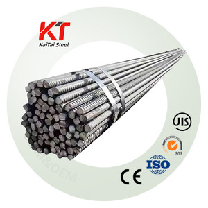 قضبان حديد تسليح مدرفلة على الساخن للبناء والتشييد بأقطار 6 مم و12 مم و16 مم و25 مم - Product Image 1