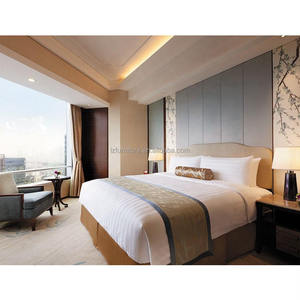 Juegos de Dormitorio Modernos de Madera Maciza de Grado Comercial, Muebles de Hotel Personalizados para Proyectos de Hoteles de 5 Estrellas, Ecológicos, Pedidos al por Mayor Directo de Fábrica - Product Image 1
