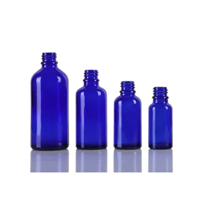 50 YEAR HISTORY 10ml cobalt blue GLASS dropper Bottles with cap for skincare essential oil