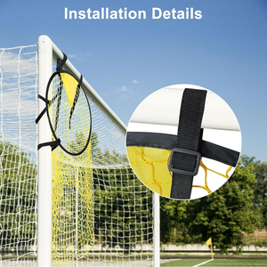 Top <strong>Bins</strong> <strong>Soccer</strong> Target Goal Net Easy to Attach and Detach to the Goal for Shooting Accuracy Training - Product Image 2