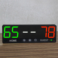 Tableau de score numérique LED rechargeable portable pour les jeux de pickleball en salle pour enfants