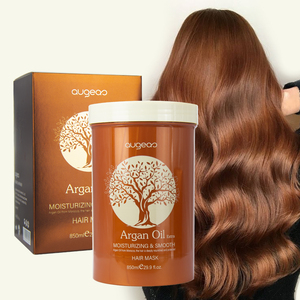 Masque capillaire à l'huile d'argan Augeas 850ml hydratant et revitalisant en profondeur pour cheveux secs - Product Image 1