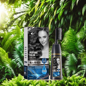 Commercio all'ingrosso della fabbrica naturale a base di erbe tinture per <span class=keywords><strong>capelli</strong></span> Semi-permanenti in crema con pettine spazzole 100ml e 400ml opzioni di Volume - Product Image 4