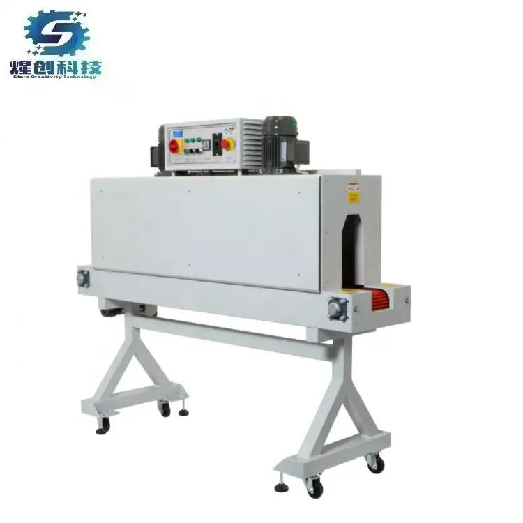 SM-1230 Bottle Sleeve Label Heat Shrink Wrap Packing Machine With CE Certificate