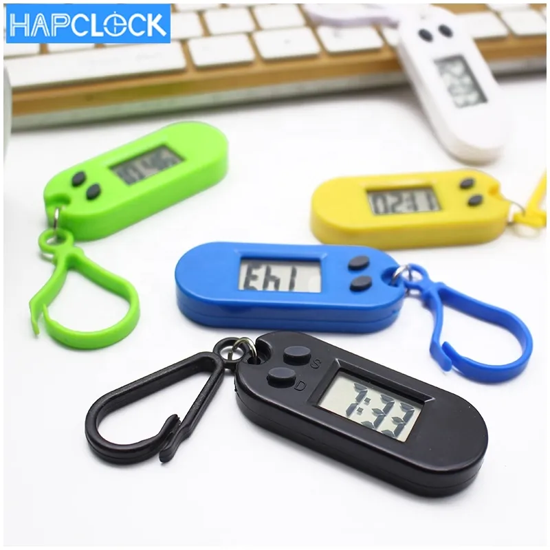 Most Popular Products Unique Gift Keychain Mini Electronic Clock