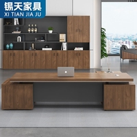 XTLBZ-058 Bureau de direction moderne et luxueux pour PDG/manager - Fabriqué en Chine, couleurs et dimensions personnalisables, excellent rapport qualité-prix