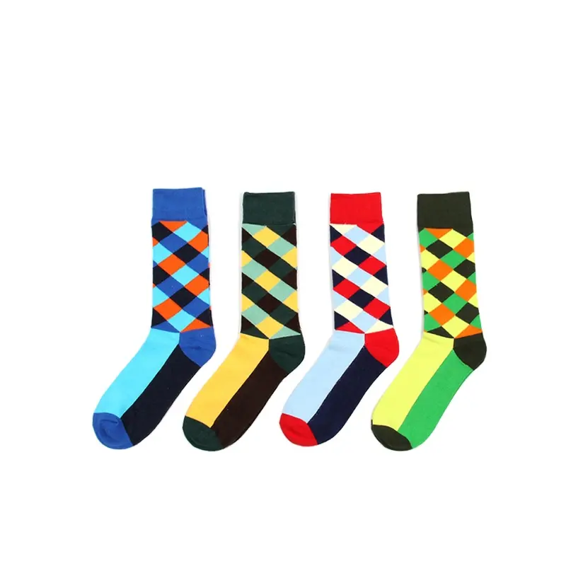 KT2- N0009 buy online store wholesale price socks calcetines divertidos al por mayor de hombre loco colores con dibujos