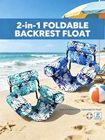 Flotteurs gonflables en PVC pour adultes, chaises longues flottantes - Idéal pour les fêtes estivales, la plage, le lac et le plaisir aquatique