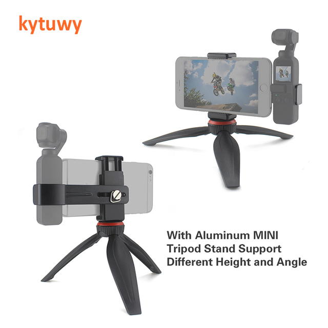 For DJI Osmo Pocket Handheld Phone Holder Bracket Tripod Mount Camera Gimbal Stabilizer Stand for Dji Osmo Pocket Tripod Stand