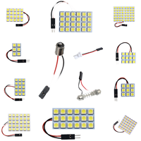 TCYATO Nouvelles ampoules LED 12V pour éclairage intérieur de voiture, lumière de lecture plate 5050, éclairage de toit 12V, phares LED de plaque d'immatriculation pour voitures