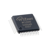 W5500 10/100 Pengontrol Ethernet TCP/IP MAC PHY 80MHz SPI LQFP48 untuk Antarmuka Jaringan MCU Tertanam
