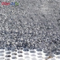 Nouveau gris nid d'abeille extérieur pavés grilles béton herbe pavés grille pour contrôle de l'érosion voiture allée pelouse